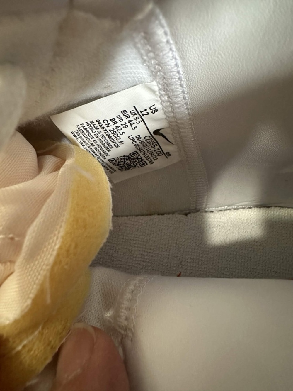 *Slightly Used* Nike Blazer Mid Women white Black (CZ1055-100) Size 12W - Picture 9 of 12